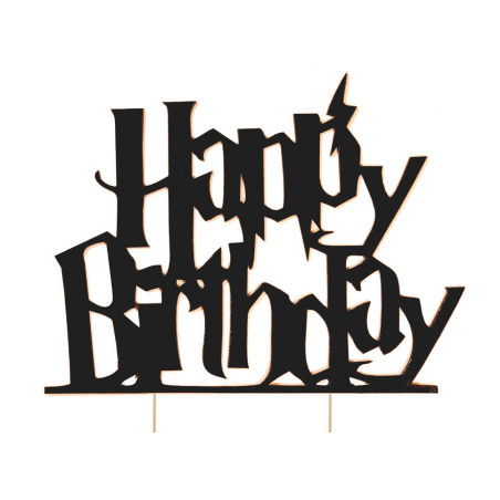 Topper na tort Happy Birthday