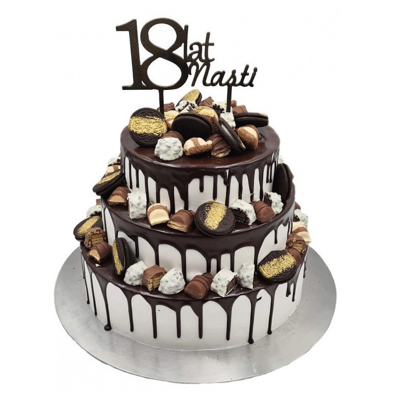 Tort Weselny Moc Ciasteczek