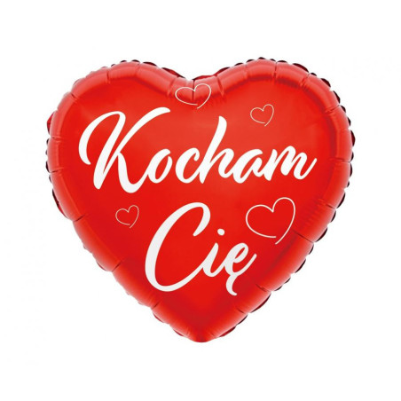 Balon z helem Kocham Cię