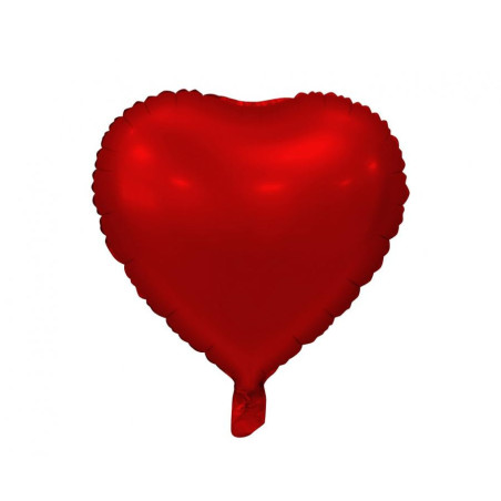 Balon z helem Serce matowe