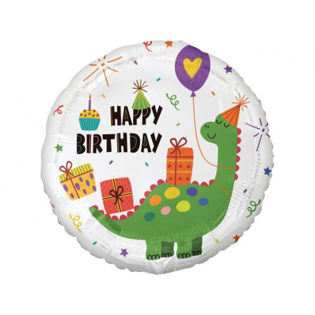 Balon z helem Dinozaur