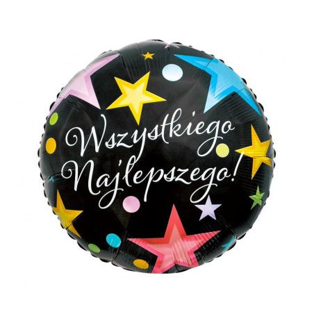 Balon z helem Wszystkiego Najlepszego