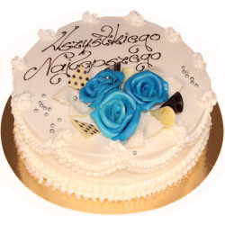 Bianca – Lekki Tort z Roślinną Śmietaną | Łódź