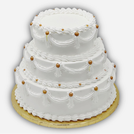 Tort Weselny Koronkowa Robota