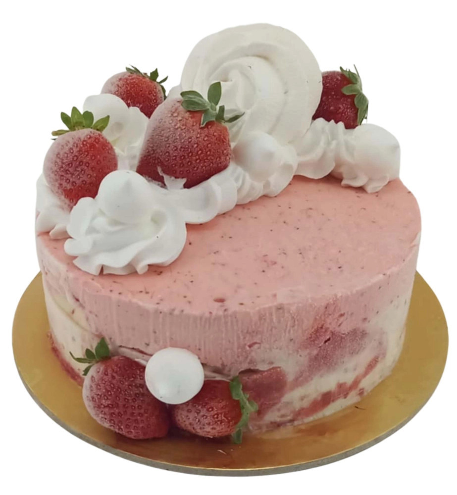 Tort Lodowy Sernik z Maliną