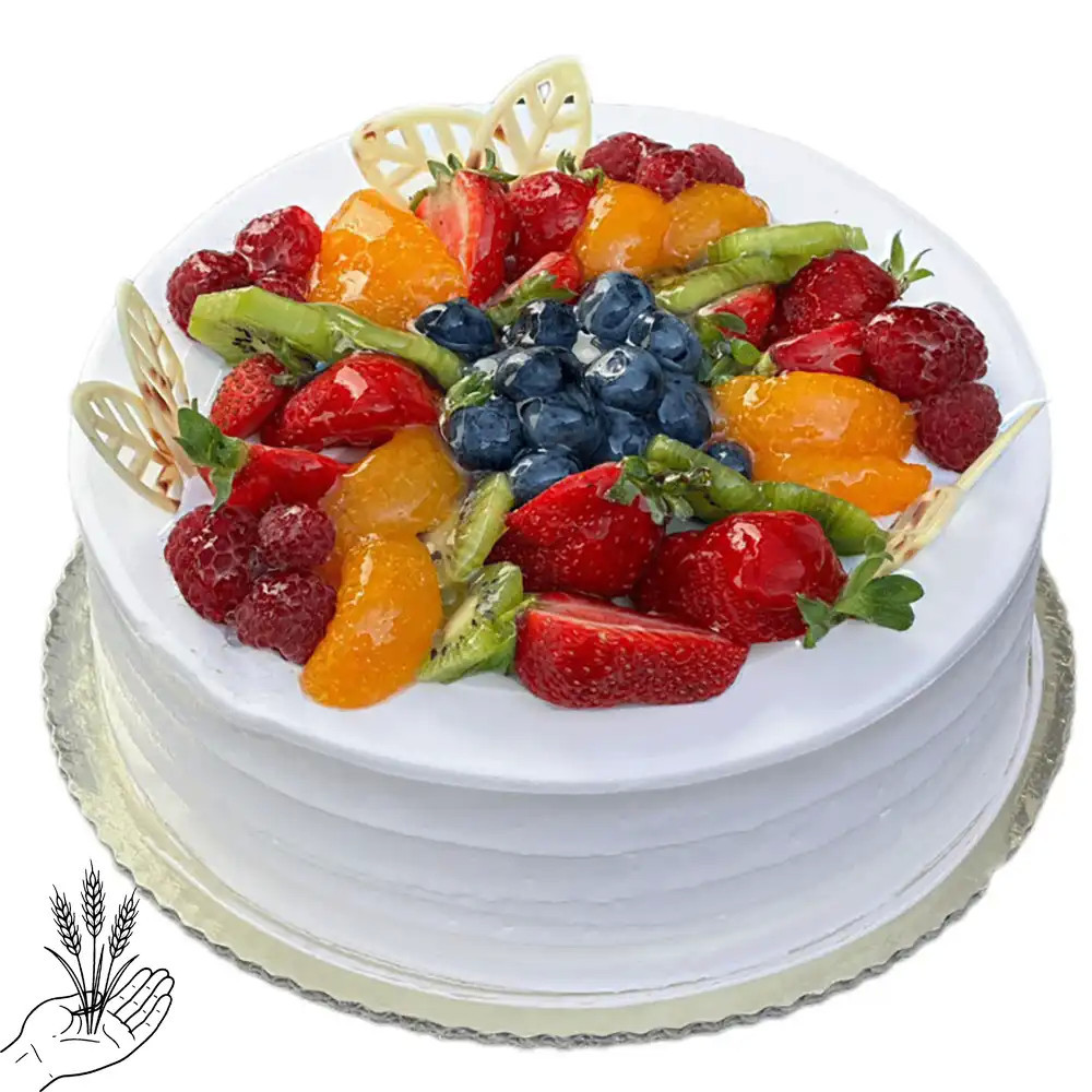 tort owocowy z bitej śmietany