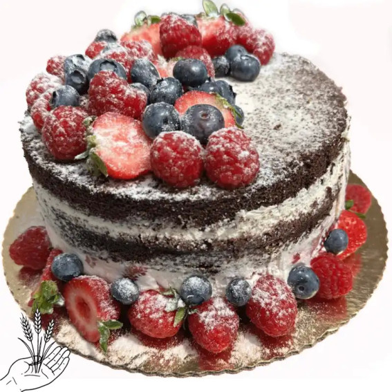 Naked Cake – Lekki Tort w Naturalnym Stylu | Łódź
