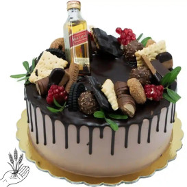 Tort Drip Cake z Whisky