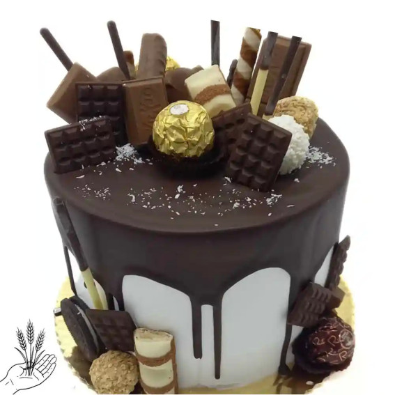 Tort z Czekoladkami Wysoki
