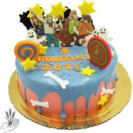 Tort z Figurkami Scooby Doo
