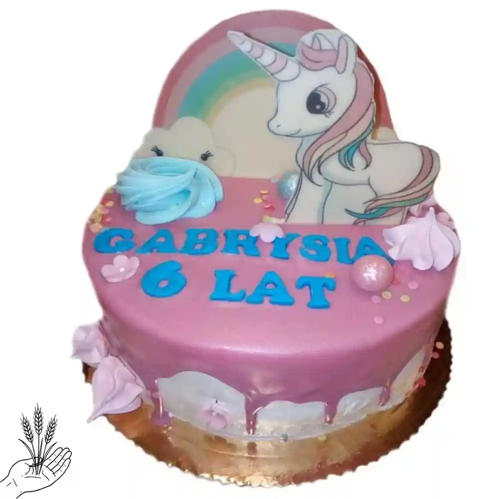 Tort Tęczowy Jednorożec