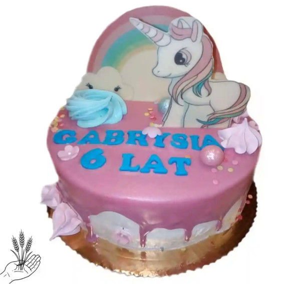 Tort Tęczowy Jednorożec