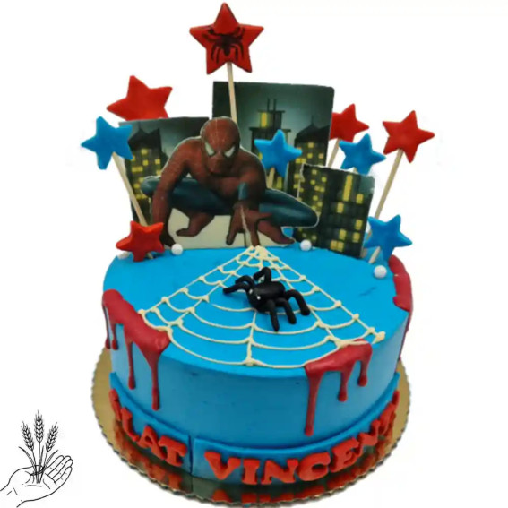 Tort Spiderman - superbohater z komiksu- cukiernia Łódź