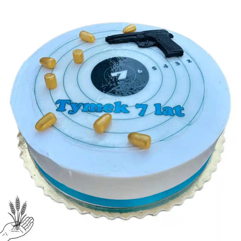 Tort Tarcza Strzelnicza - Tort dla strzeca wyborowego Łódź