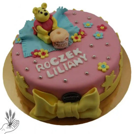 Tort Kubuś Puchatek – Różowa Słodycz |Łódź