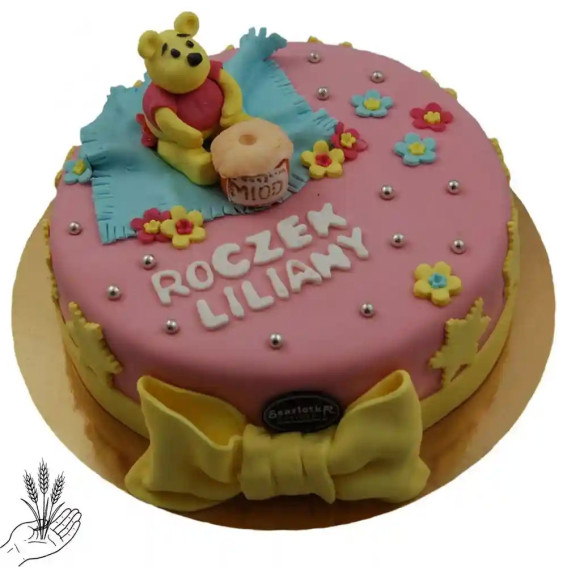 Tort Kubuś Puchatek – Różowa Słodycz |Łódź