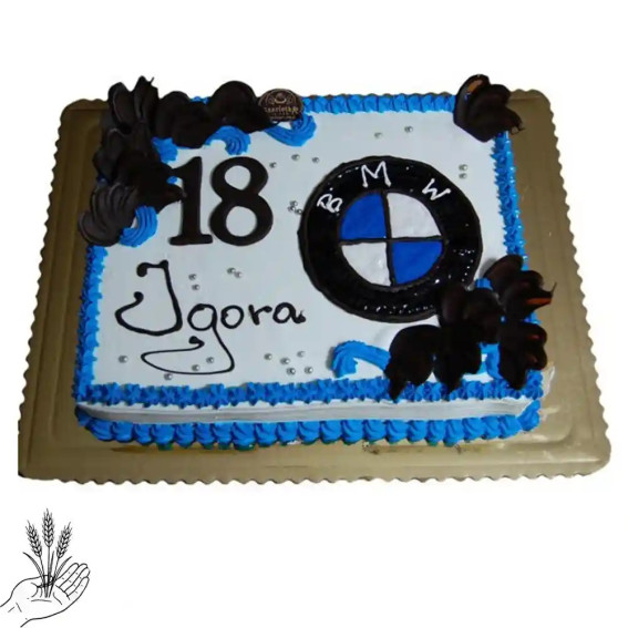 Tort BMW na 18. Urodziny Łódź