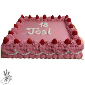 Tort cały w falbankach - cukiernia Łódź