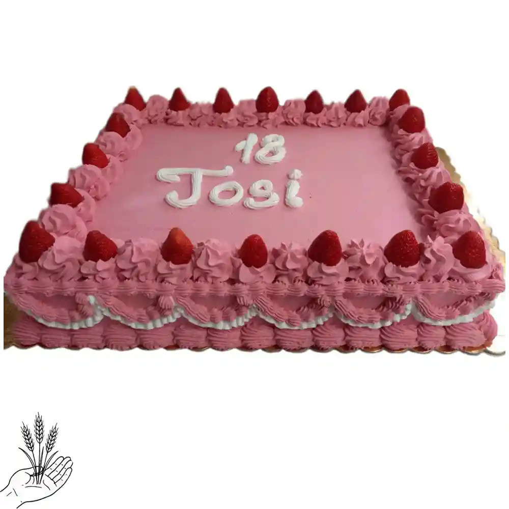 Tort cały w falbankach - cukiernia Łódź
