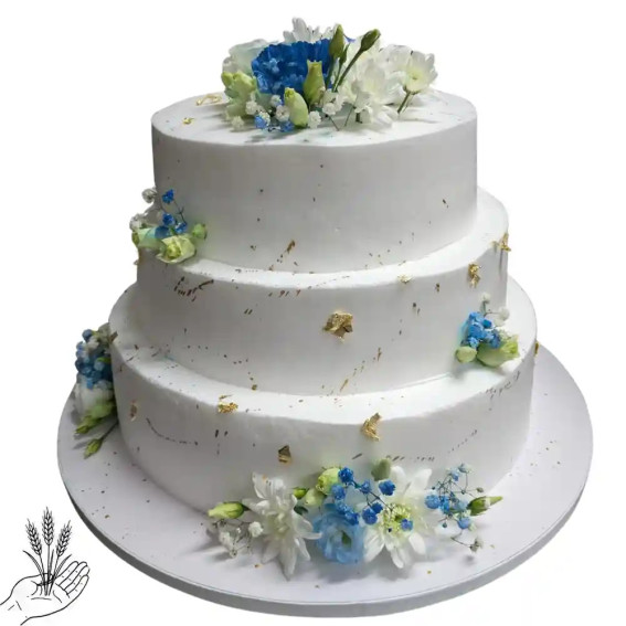 Tort z lekkim muśnięciem Błękitu