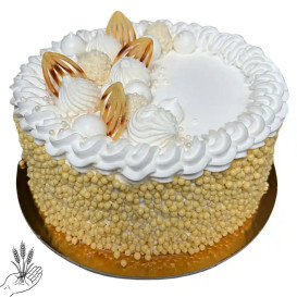 Tort Złoty na Komunię  - cukiernia Łódź