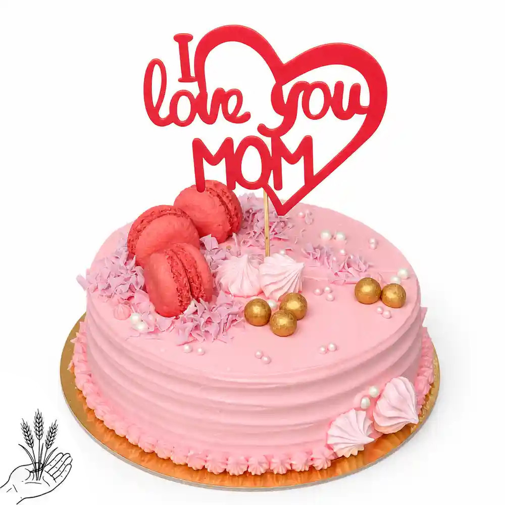 Tort I love you Mom - Tort na dzień Mamy