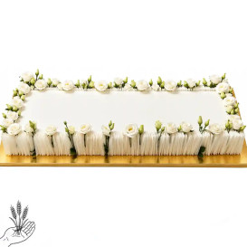 Long Wedding Cake Kwiatowa Symfonia